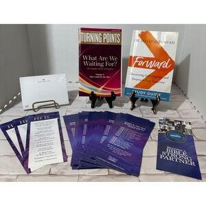 Dr David Jeremiah Turning Point Magazine Forward Study Guide Booklets & More Lot